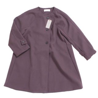 ショコラフィネローブ(chocol raffine robe)の新品 chocol raffine robe 圧縮風ミディコート(ロングコート)