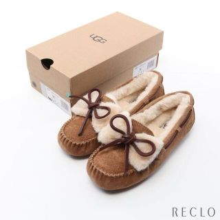 アグ(UGG)のAランク DAKOTA ダコタ モカシン スリッポン ムートン リボン(スリッポン/モカシン)