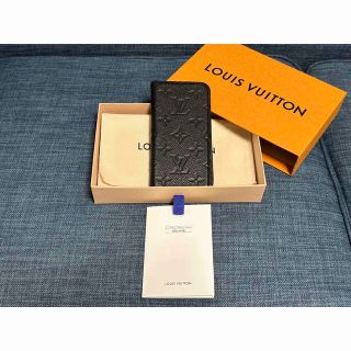 ルイヴィトン(LOUIS VUITTON)のLOUIS VUITTON スマホケース iPhone10 ブラック Free(iPhoneケース)