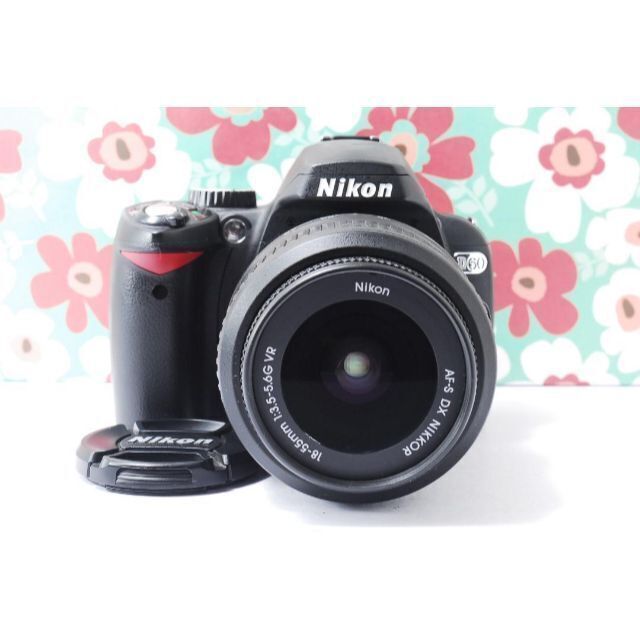 ❤️❤️初心者お勧め❤Nikon D60❤️小さい軽るい簡単綺麗届いてすぐ使えるyumeの初心者おすすめカメラ