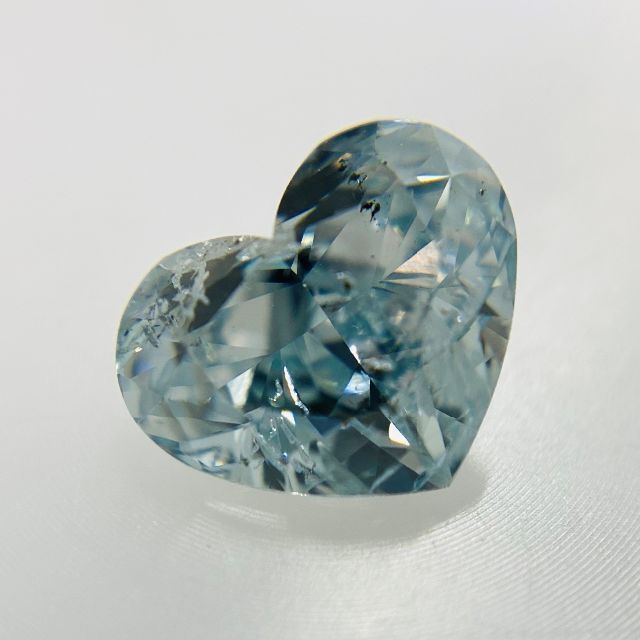 FANCY INTENSE GREENISH BLUE 0.862ct HS レディースのアクセサリー(その他)の商品写真