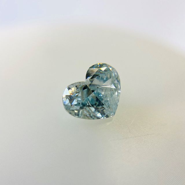 FANCY INTENSE GREENISH BLUE 0.862ct HS レディースのアクセサリー(その他)の商品写真