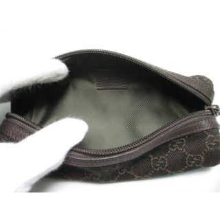 Gucci - 未使用品 GUCCI グッチ ブラウン GG柄 ポーチ ペンケース