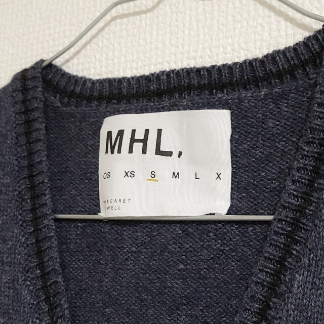 MHL.(エムエイチエル)の超希少【MHL】ニットベスト メンズのトップス(ニット/セーター)の商品写真