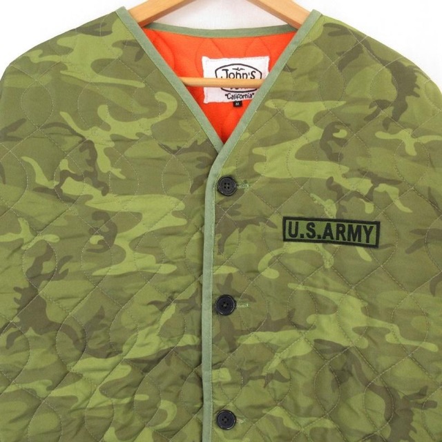 JOHN'S SURF QUILTING JACKET CAMO M