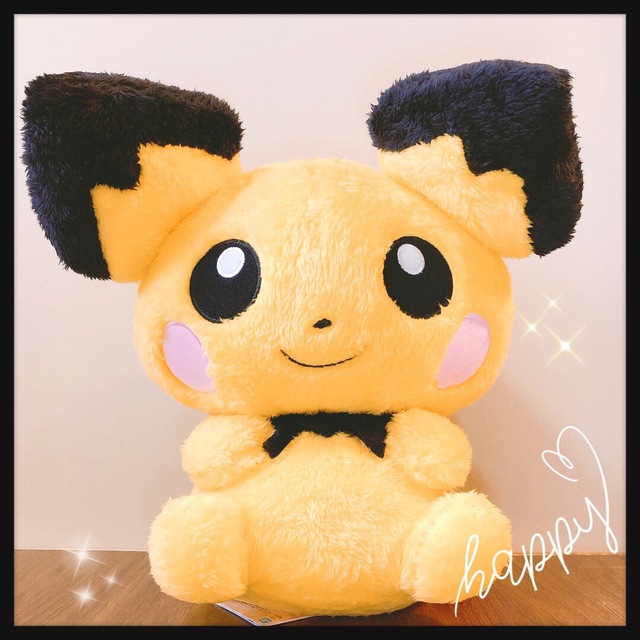 新品　ポケットモンスター　ほっこりいやされ　めちゃでかピチュー　ぬいぐるみエンタメ/ホビー