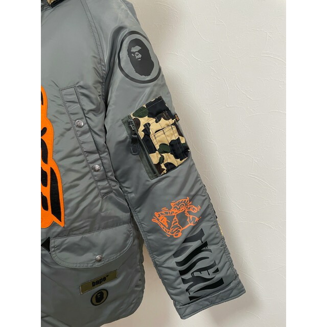 A BATHING APE - 【送料無料】A BATHING APE×ALPHA INDUSTRIES/ア