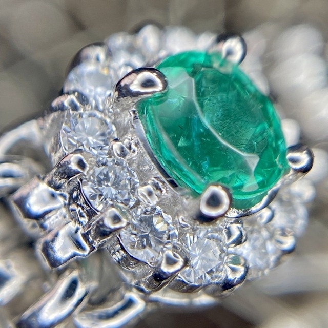 『専用です』天然パライバトルマリン ダイヤモンド計0.56ct GRJブラジル  レディースのアクセサリー(リング(指輪))の商品写真