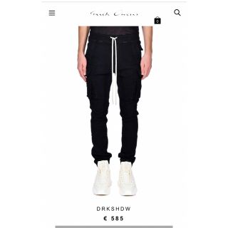 ダークシャドウ(DRKSHDW)のrick owens drkshdw デニムカーゴパンツ XS(ワークパンツ/カーゴパンツ)