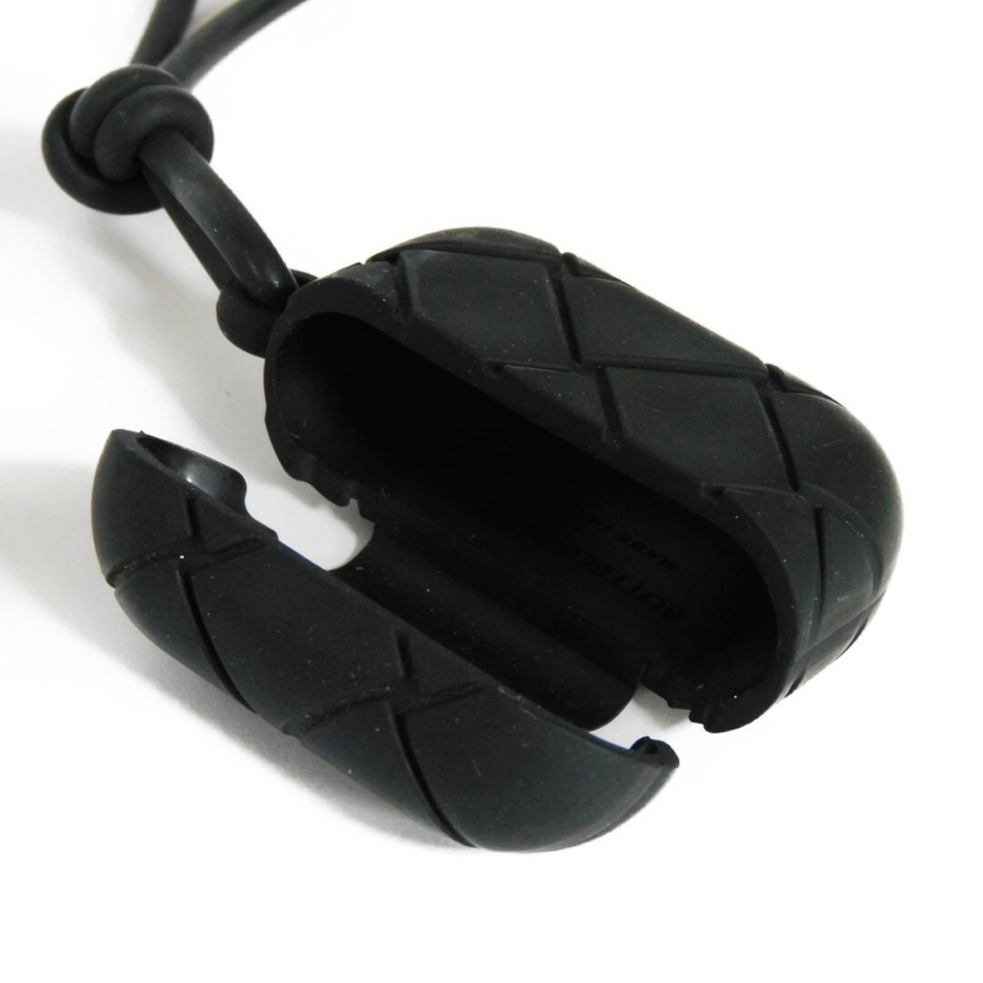 ボッテガヴェネタ Airpods Pro ケース イヤホン ネックストラップ イントレチャート シリコン ブラック 小物 691715 V0EY0 1000 - 4