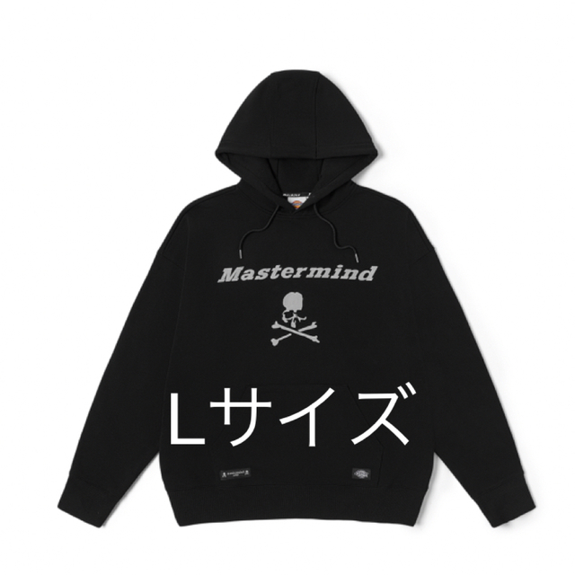 メンズMastermind x Dickiesプリントパーカー/黒/L