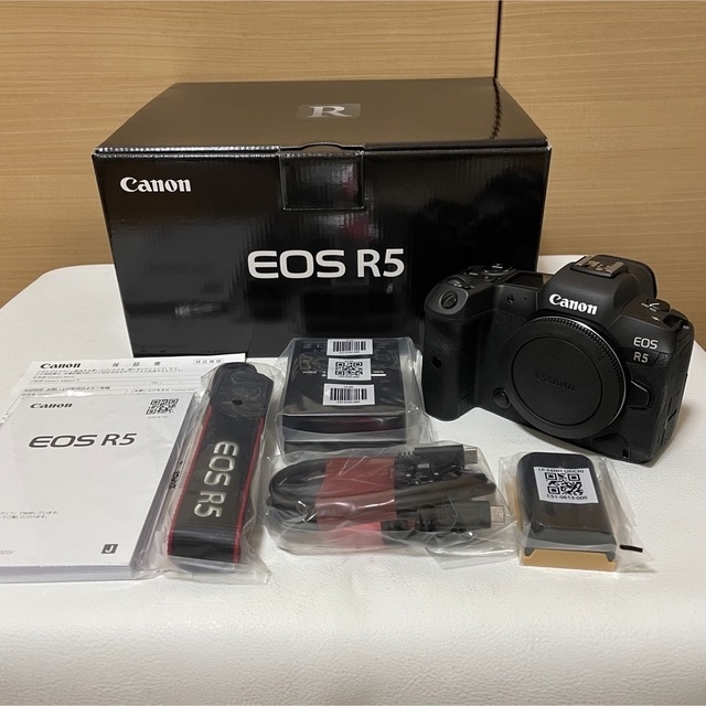 ☆美品☆Canon EOS R5 ボディ(付属品は全て新品) | www.feber.com