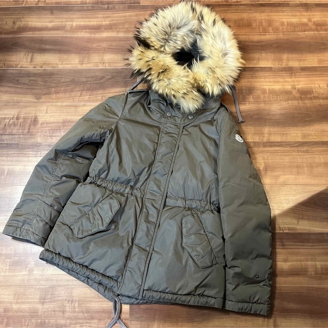MONCLER 値下げ モンクレールGIROFLIER カーキ0サイズ美品の通販 by