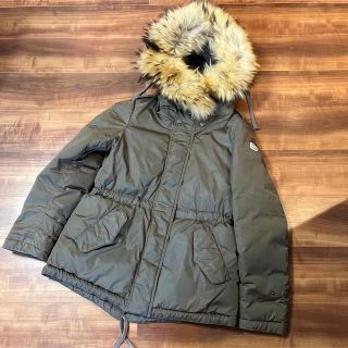 モンクレール(MONCLER)の値下げ　モンクレールGIROFLIER  カーキ0サイズ美品(ダウンジャケット)