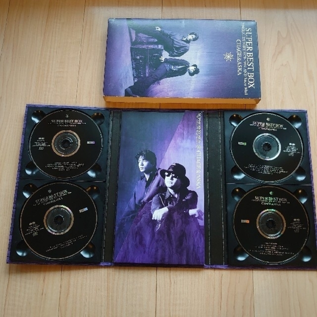 CHAGE&ASKA/ベストアルバム 4枚組CD スーパーベストボックスの CHAGE&ASKA/ベストアルバム 4枚組CD スーパーベストボックスの