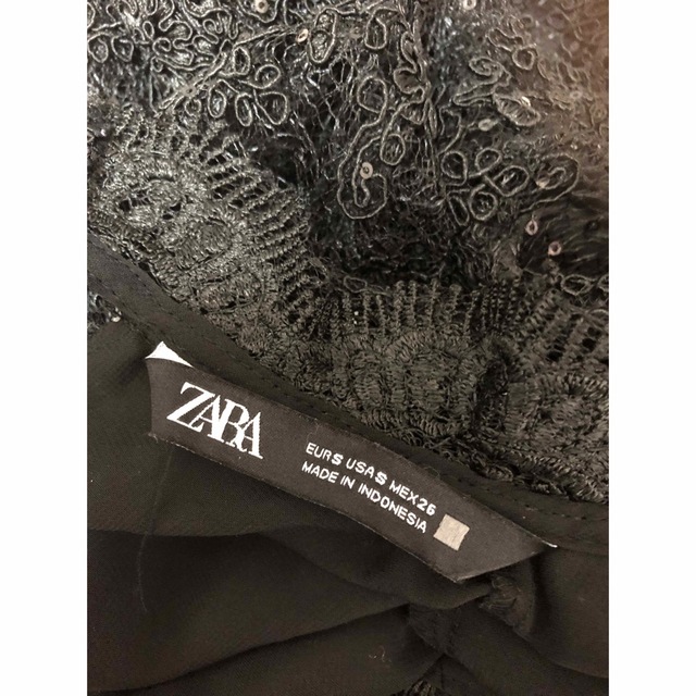 ZARA(ザラ)の新品未使用♡ZARA♡ザラ♡スパンコールレースブラウス レディースのトップス(シャツ/ブラウス(長袖/七分))の商品写真