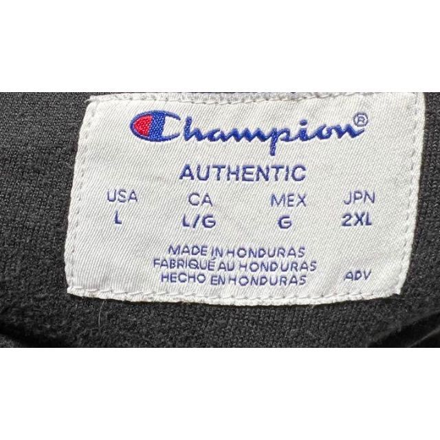 Champion(チャンピオン)の無地　ブラック　チャンピオン　Champion パーカー　古着 レディースのトップス(パーカー)の商品写真