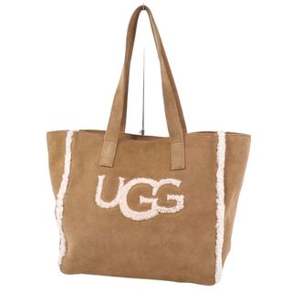 アグ(UGG)のアグ UGG バッグ トートバッグ ロゴ スウェードレザー ムートン カバン 鞄 レディース ブラウン(トートバッグ)