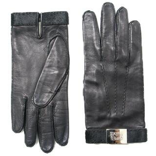 LOEWE - LOEWE ロエベ 手袋 グローブ ブラック 黒 7 5本指 メタル