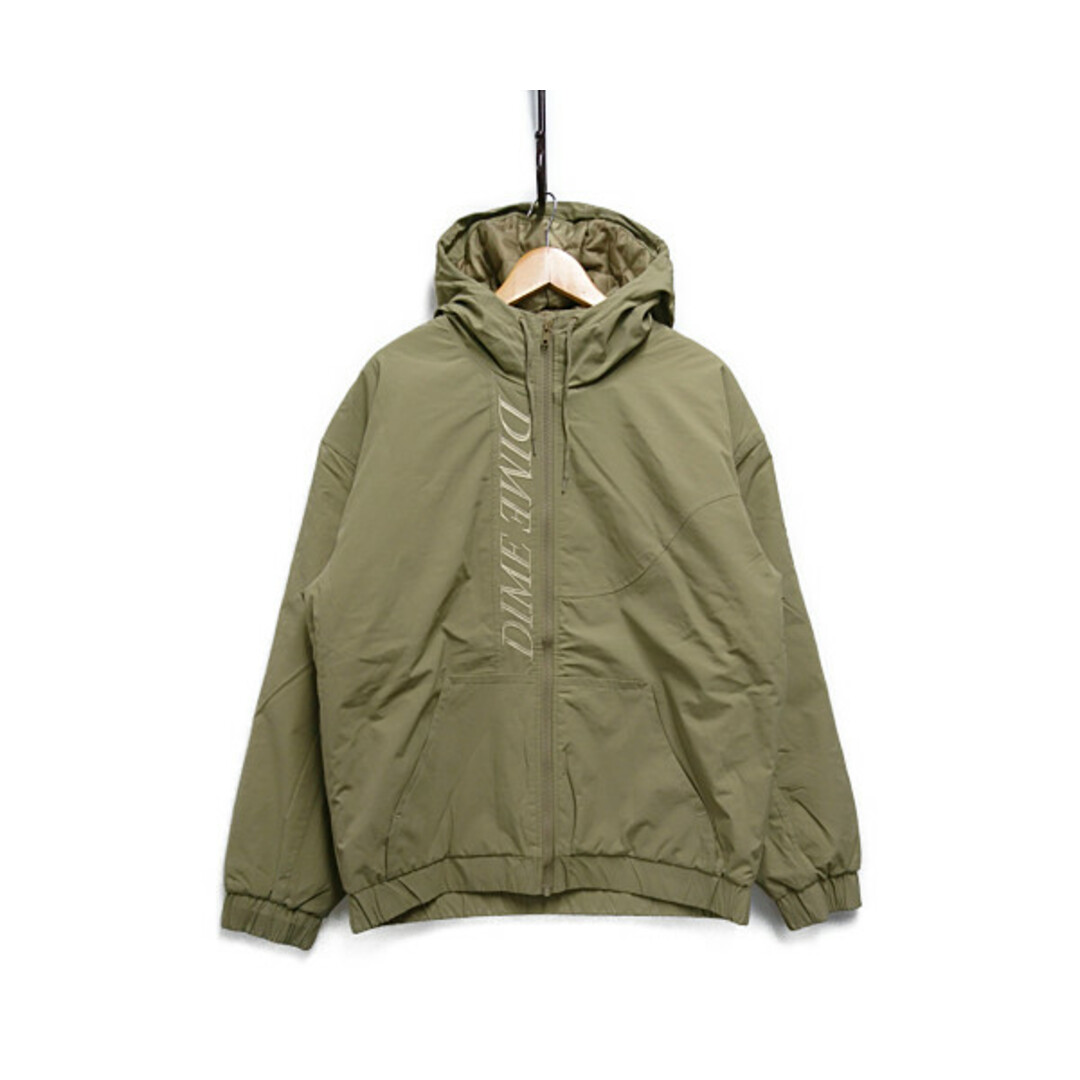 DIME ダイム 22AW Quilted Hooded Jacket フードジャケット カーキ XL