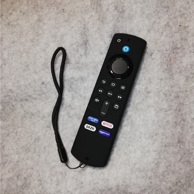 Amazon FireTV Stick リモコンカバー (黒E) スマホ/家電/カメラのテレビ/映像機器(その他)の商品写真