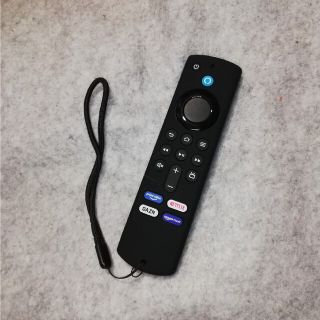 Amazon FireTV Stick リモコンカバー (黒E)(その他)