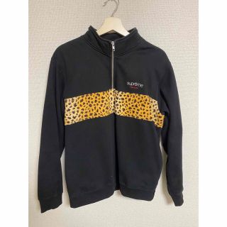 Supreme レオパードハーフジップスウェット