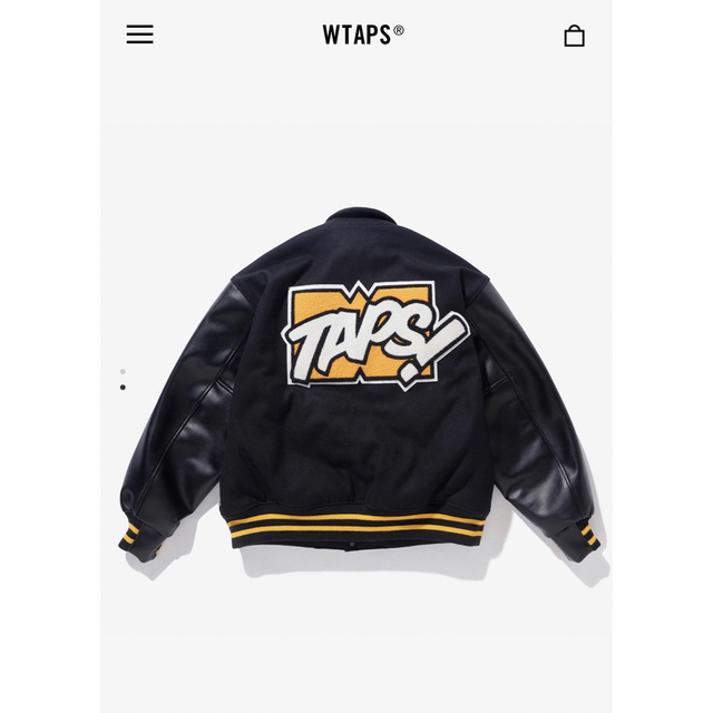 ポケットいっぱい AW22 WTAPS 初売り VARSITY JACKET Mサイズ - 通販