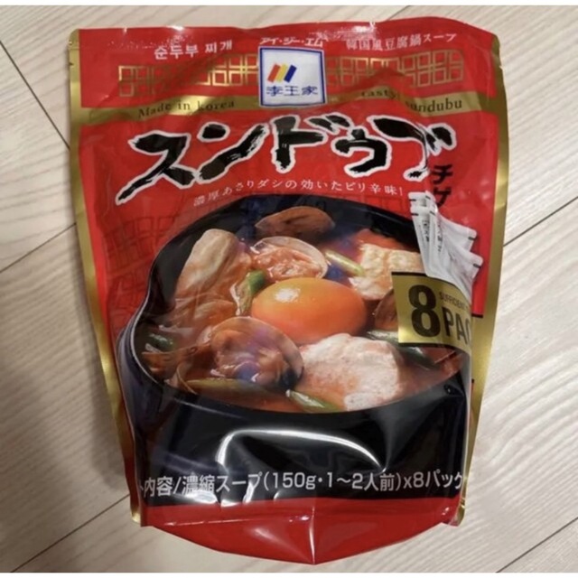 コストコ(コストコ)のコストコ　スンドゥブ　8パック入り 食品/飲料/酒の加工食品(レトルト食品)の商品写真