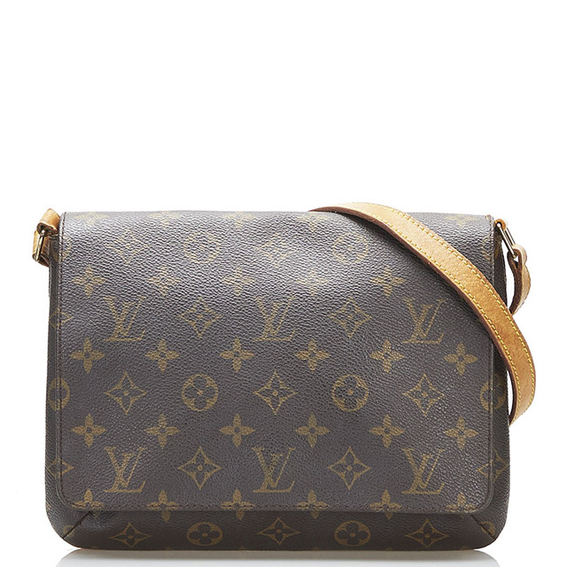 ルイ ヴィトン モノグラム ミュゼットタンゴ ロング 斜めがけ ショルダー M51388 PVC レディース LOUIS VUITTON 【1-0084799】マグネット式内側