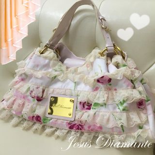 ジーザスディアマンテ(JESUS DIAMANTE)のジーザスディアマンテ♡ぼかし薔薇♡レース♡フリル♡バッグ♡bag(ハンドバッグ)