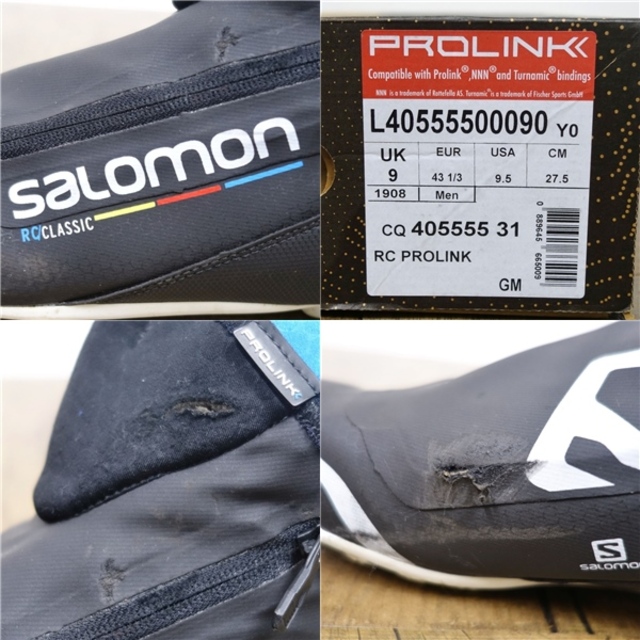 SALOMON(サロモン)のサロモン SALOMON PRO LINK RC CLASSIC 405555 プロリンク 27.5cm クロスカントリー スキー シューズ クロカン スポーツ/アウトドアのスキー(ブーツ)の商品写真