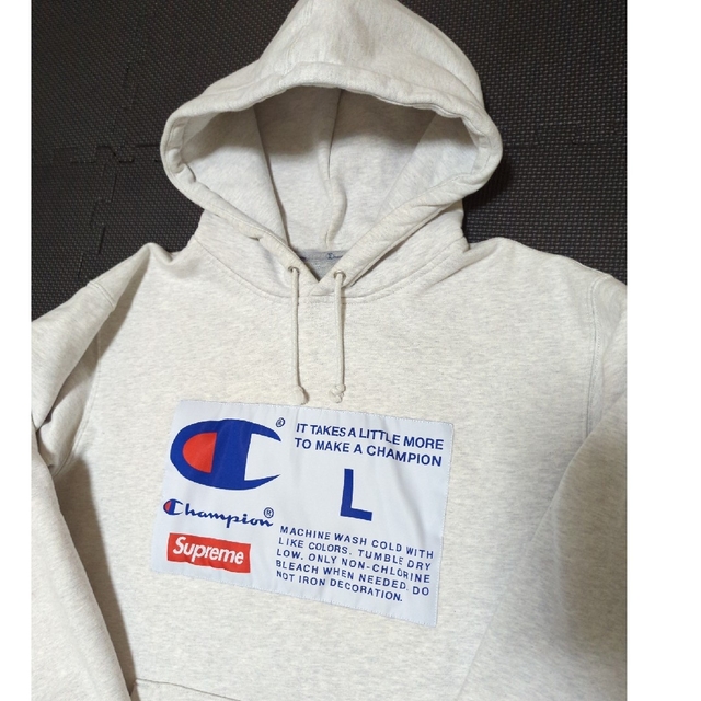 Supreme×Champion label hooded Sweatshirt 贅沢屋の stockshoes.co