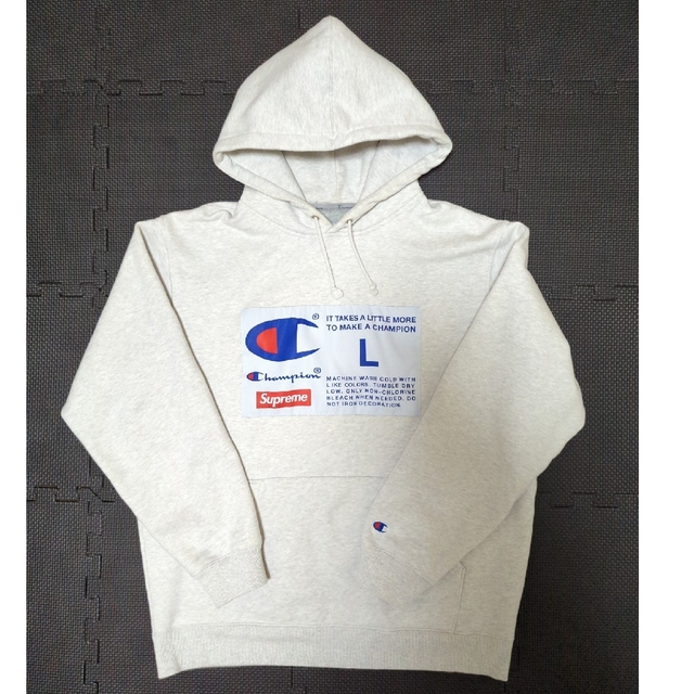 SupremexChampion Label Hooded Sweatshirt