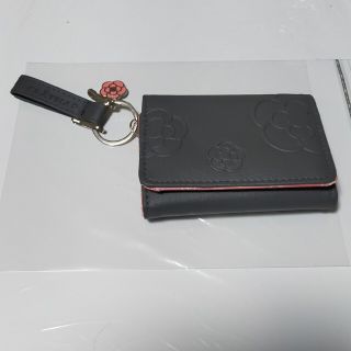 クレイサス(CLATHAS)のクレイサスの三つ折り財布 & キーチャーム 中古 使用感あり(折り財布)