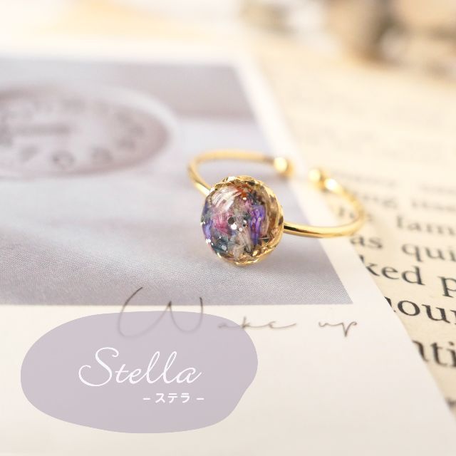 ❁ Botanical ring ࣪💐 ࣪⊹【指輪/リング】❁ NO.147 ハンドメイドのアクセサリー(リング)の商品写真