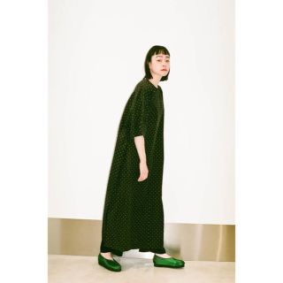 ネストローブ(nest Robe)の 〈 iki 〉 × Kanoco ドットワンピース(ロングワンピース/マキシワンピース)