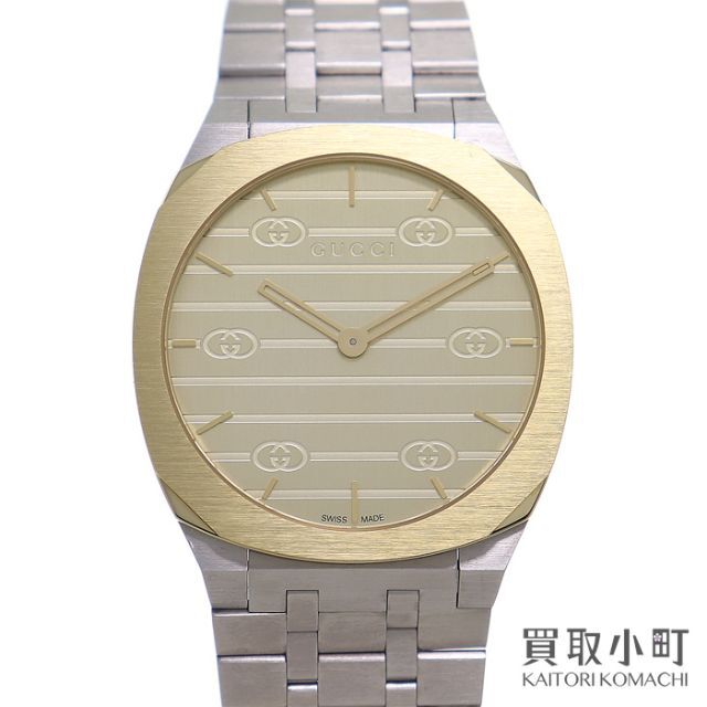 Gucci(グッチ)のグッチ【GUCCI】スチール ゴールド ウォッチ レディースのファッション小物(腕時計)の商品写真