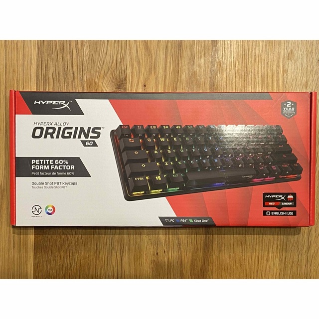 HyperX Alloy Origins 60 US配列　赤軸　新品未開封PC周辺機器