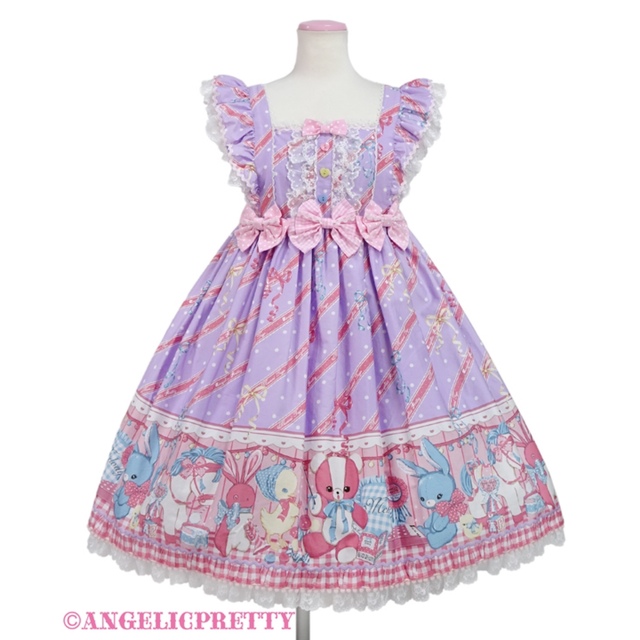 Angelic Pretty(アンジェリックプリティー)のMelody Toys ハイウェストJSKカチュ レディースのレディース その他(セット/コーデ)の商品写真