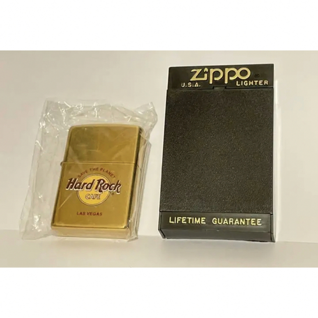 ZIPPO(ジッポー)の【zippo 】80年代 Hard Rock Cafe ロサンゼルス USA製 メンズのファッション小物(タバコグッズ)の商品写真