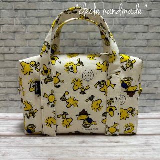 スヌーピー(SNOOPY)のhandmade★bag pouch  (スヌーピー ・ウッドストック)(ポーチ)