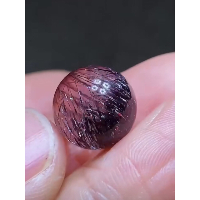 ⭐︎【高級】フラワー パープルルチル スーパーセブン 丸玉 13mm ⭐︎【高級】フラワー パープルルチル スーパーセブン 丸玉 13mm