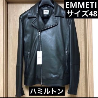 【タグ付属】EMMETI エンメティ ハミルトン ダブル レザージャケット