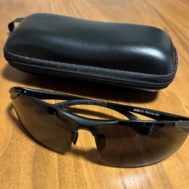 Glazata 偏光スポーツサングラス　ブラックフレーム メンズのファッション小物(サングラス/メガネ)の商品写真