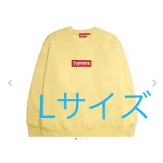 シュプリーム(Supreme)のSupreme Box Logo Crewneck Pale Yellow L(スウェット)