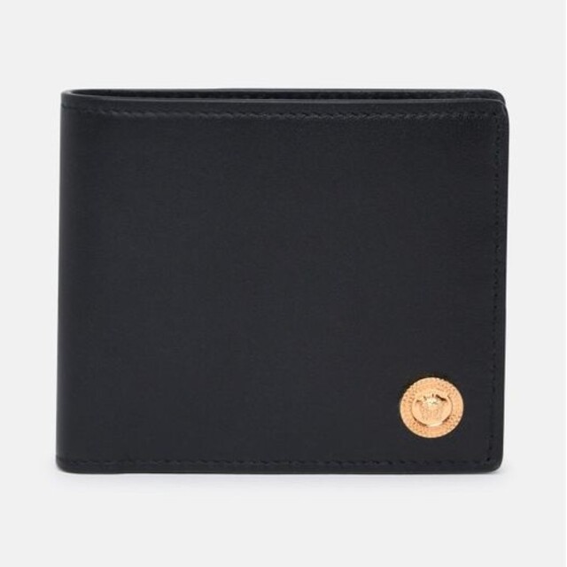VERSACE(ヴェルサーチ)のVERSACE ヴェルサーチ 二つ折り財布 ブラック メドゥーサ メンズのファッション小物(折り財布)の商品写真