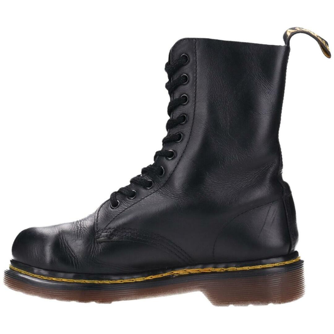 Dr.Martens(ドクターマーチン)の古着 ドクターマーチン Dr.Martens スチールトゥ 10ホールブーツ 英国製 レディース22.5cm /saa010787 レディースの靴/シューズ(ブーツ)の商品写真