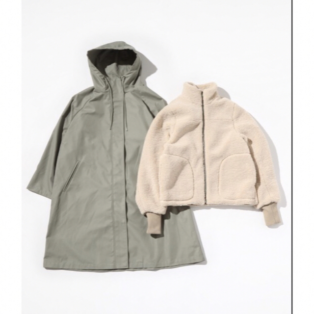 WCJ☆ボアライナー付き撥水ロングコート 新しいエルメス 17160円引き