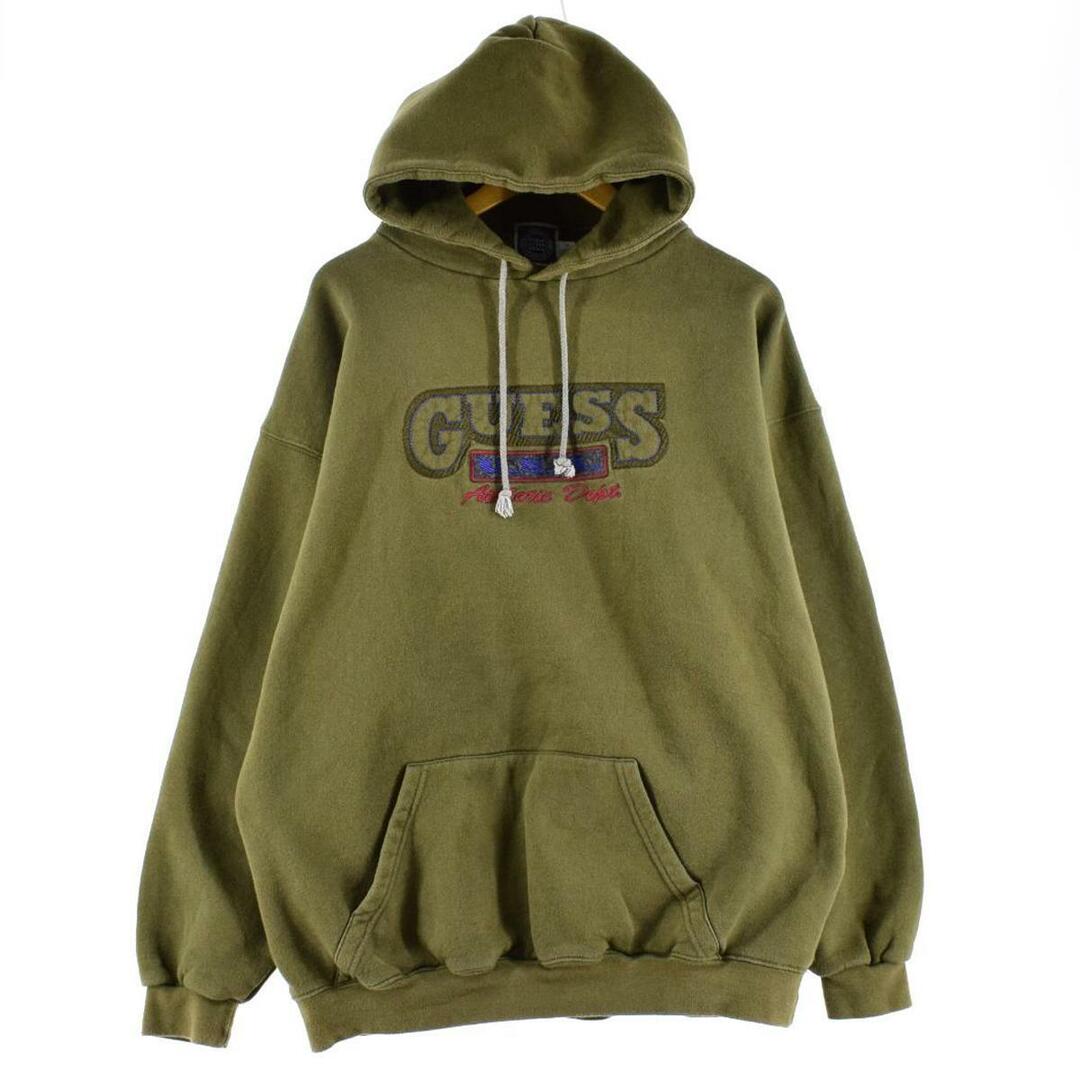 GUESS(ゲス)の古着 ゲス Guess スウェットプルオーバーパーカー メンズXL /eaa300239 メンズのトップス(スウェット)の商品写真